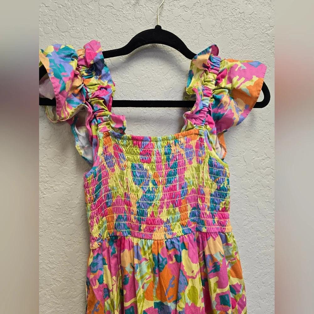 Crosby By Mollie Burch Bray Dress in Floral Haze Midi Dress Size XS $278 - Picture 4 of 9